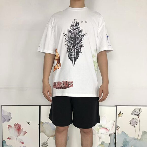 Travis Scott Utopia Circus Maximus See The Future Tee White - Picture 10 of 11